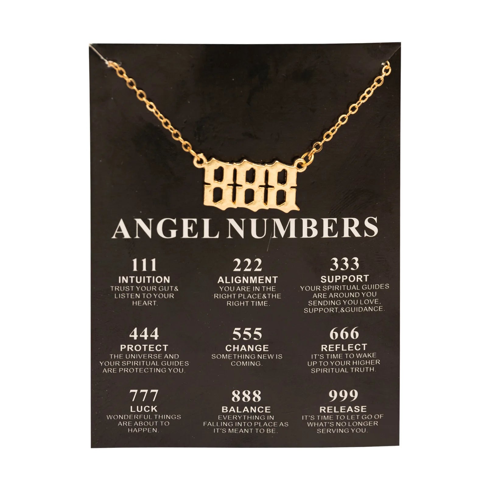 Angel Number 888 Necklace