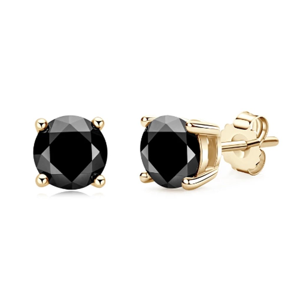 ☆MARS MARK☆ Black Stone Stud Earring M213 Calyx Mono Black Onyx Earring
