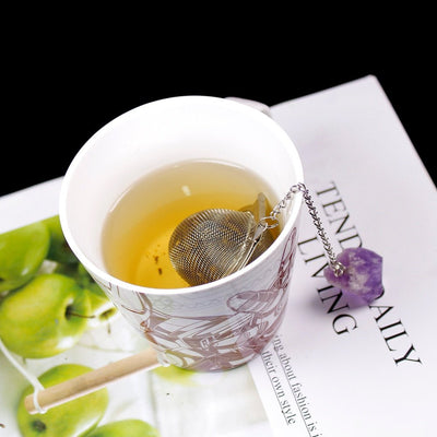 Raw Crystal Tea Infuser - One Lucky Wish